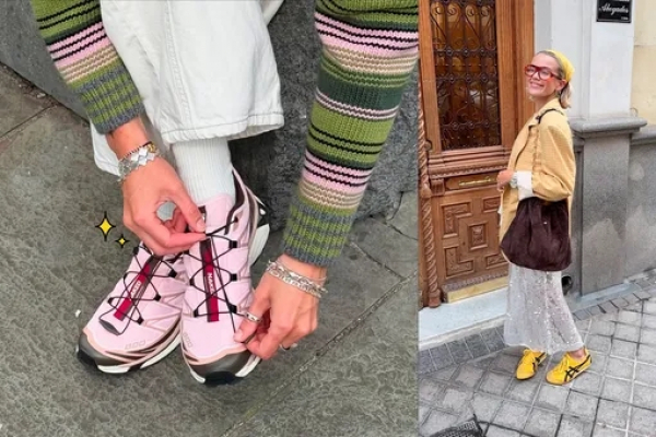 Цветные кроссовки заменят белые этой осенью — выбор звезд и модников