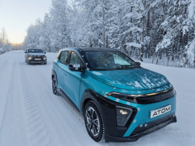 Электромобиль "Атом" выдержал экстремальные испытания в Сургуте при -42&deg;C и 1500 км за две недели